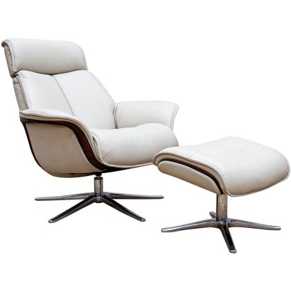 G Plan Ergoform Lund Chair and Stool - Upholstered Sides