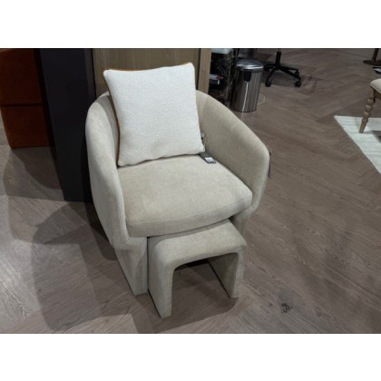 Asko Chair - with built in footstool in Anthracite Asko Chair - with built in footstool in Anthracite