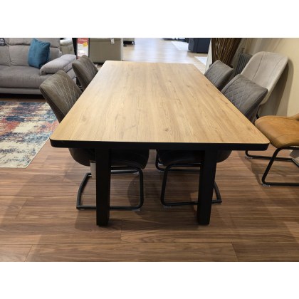 AVALOX DINING TABLE 170 X 98 CMS AND 4 X ARMIN CHAIRS IN ANTHRACITE AVALOX DINING TABLE 170 X 98 CMS AND 4 X ARMIN CHAIRS IN ANTHRACITE