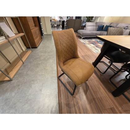 ARMIN DINING CHAIR COGNAC ARMIN DINING CHAIR COGNAC