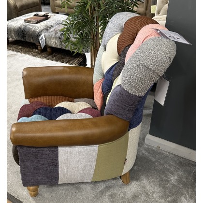 Vintage Sofa Company Gotham Wing Chair in Patchwork Vintage Sofa Company Gotham Wing Chair in Patchwork