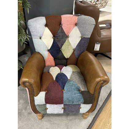 Vintage Sofa Company Gotham Wing Chair in Patchwork Vintage Sofa Company Gotham Wing Chair in Patchwork