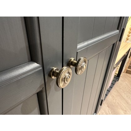 Eton 2 Door Cupboard Meteor - Charcoal Grey Eton 2 Door Cupboard Meteor - Charcoal Grey