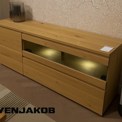 Venjakob V-Plus 180cm Sideboard in Wild oak inc Ambient Lighting Venjakob V-Plus 180cm Sideboard in Wild oak inc Ambient Lighting