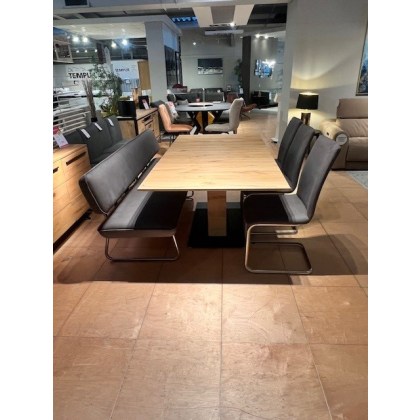 Venjakob Piazza 1.9 - 2.9m Extending Table , 3x Eileen Chairs & Bench Venjakob Piazza 1.9 - 2.9m Extending Table , 3x Eileen Chairs & Bench