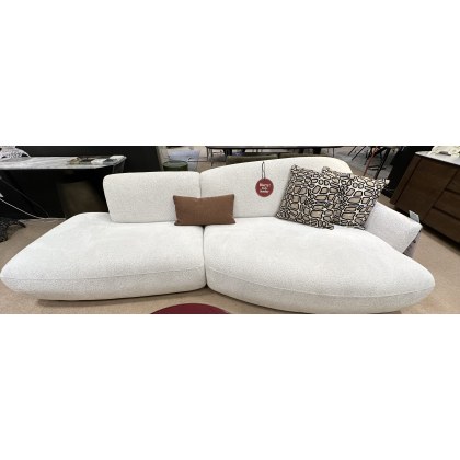 ROM- CURVE - Sofa with Chaise Right and Terminal Left in Grade 4 Fabric-282cm Wide ROM- CURVE - Sofa with Chaise Right and Terminal Left in Grade 4 Fabric-282cm Wide