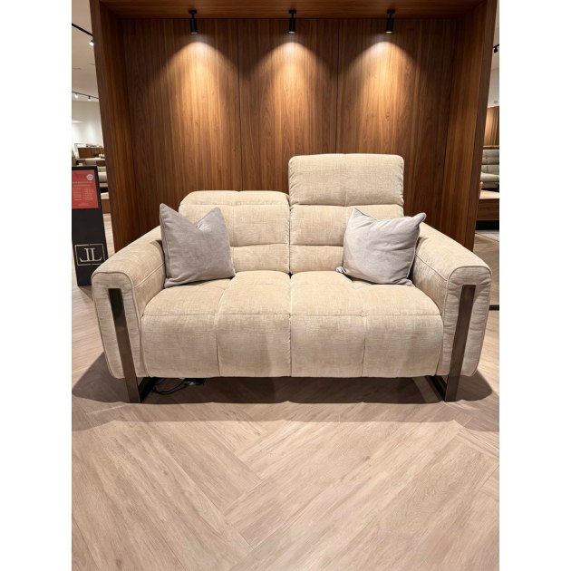 Viviana 2 seater Sofa with Power Recliners and Power Adjustable Headrests in Fabric Viviana 2 seater Sofa with Power Recliners and Power Adjustable Headrests in Fabric
