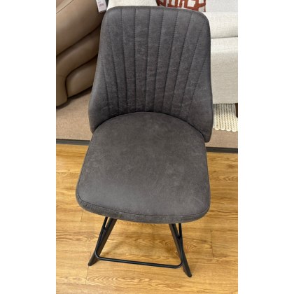 DALLAS-Counter High Stool -Dark Grey DALLAS-Counter High Stool -Dark Grey