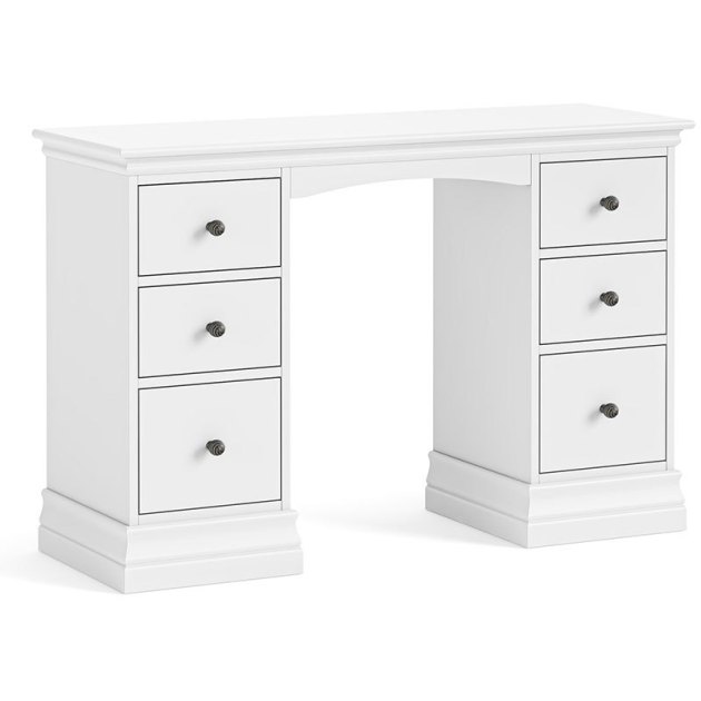 Viggo Bedroom Double Pedestal Dressing Table Viggo Bedroom Double Pedestal Dressing Table