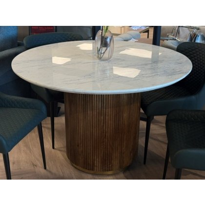 Crosby Marble Table + 4 Bottle Green Versa Chairs PU Crosby Marble Table + 4 Bottle Green Versa Chairs PU