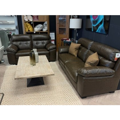 Kiera 3 Str + 2 Str Leather Sofa Kiera 3 Str + 2 Str Leather Sofa