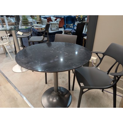 HND, Genoa Table with 2 x AI Kartell Chairs HND, Genoa Table with 2 x AI Kartell Chairs