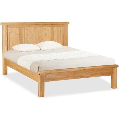 Fairfax Bedroom Oak 46 Double Panelled Bedframe