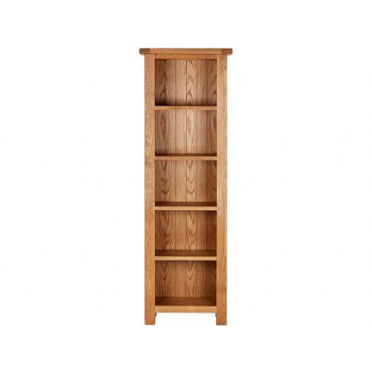 Fairfax Oak Slim Deep Bookcase