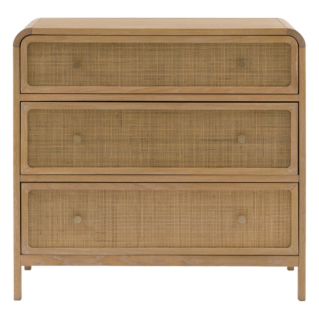 Gallery Direct Bibury 3 Drawer Chest Gallery Direct Bibury 3 Drawer Chest