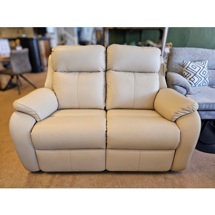 G-Plan Leather 2 Fixed Seater Sofa G-Plan Leather 2 Fixed Seater Sofa