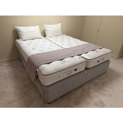 VI SPRING HERALD SUPERB 6'0" ZIP & LINK DIVAN SET WITH PLYMOURH BASE, SOFT/MEDIUM TENSION VI SPRING HERALD SUPERB 6'0" ZIP & LINK DIVAN SET WITH PLYMOURH BASE, SOFT/MEDIUM TENSION