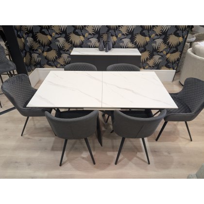 Amine, Extending Dining Table plus 6x Chairs Amine, Extending Dining Table plus 6x Chairs
