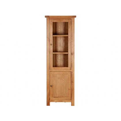 Fairfax Oak Corner Display Cabinet