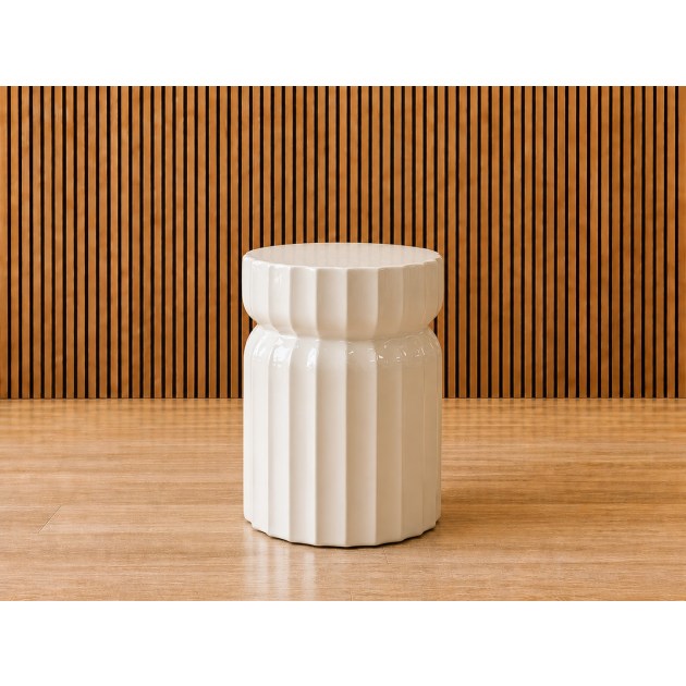 Gallery Direct Cirella Cream Side Table Gallery Direct Cirella Cream Side Table