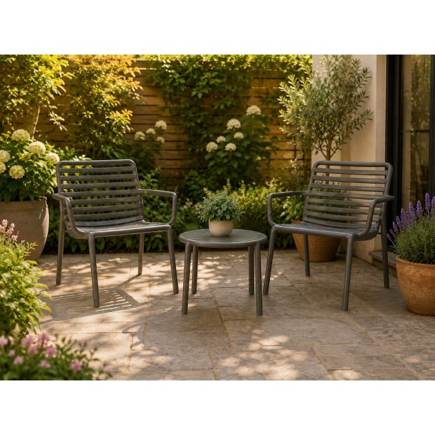 Nardi Outdoor Relax Chair and Table set in Tobacco Nardi Outdoor Relax Chair and Table set in Tobacco