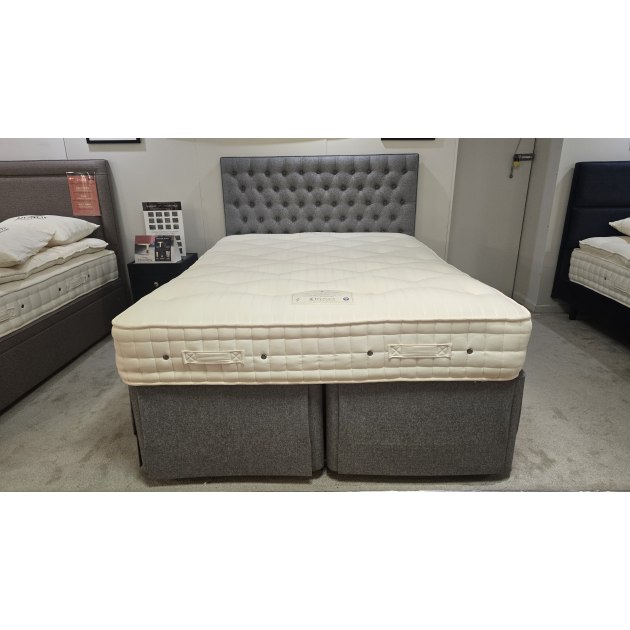 Hypnos Ortho Natural 1400 5'0" Hideaway Divan Set & 150cm Eleanor Headboard Hypnos Ortho Natural 1400 5'0" Hideaway Divan Set & 150cm Eleanor Headboard