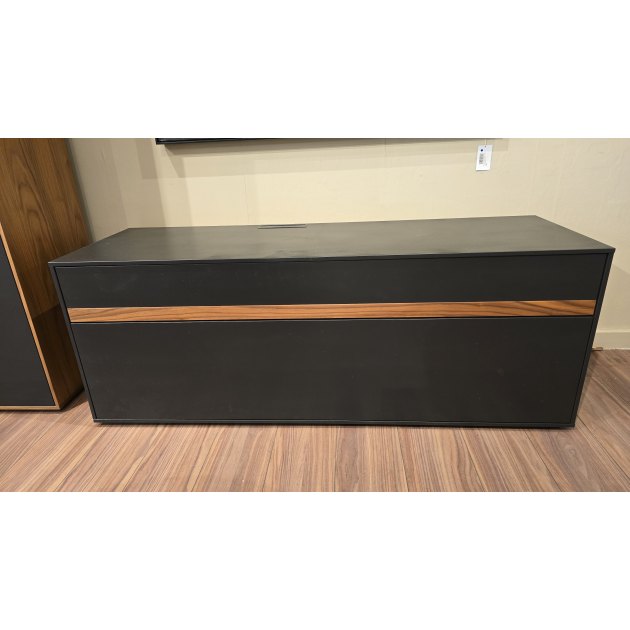 Gwinner Calea 150cm Lowboard & 45cm Tall Vitrine with LED Lit Shelf Gwinner Calea 150cm Lowboard & 45cm Tall Vitrine with LED Lit Shelf