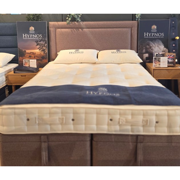 Hypnos Ortho 1200 Super Storage Kingsize Bed Set with Isobella Headboard Hypnos Ortho 1200 Super Storage Kingsize Bed Set with Isobella Headboard