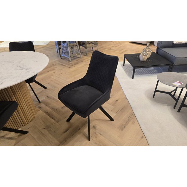 Raffi Dining 120cm Round Table & 4x Norfolk Dining Armchair Raffi Dining 120cm Round Table & 4x Norfolk Dining Armchair