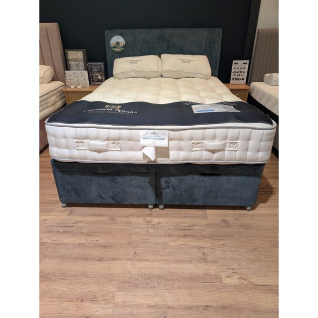 Harrison Spinks - Cezanne 5' Ortho 10750 Mattress, Ottoman Padded Top Base with Dearne Headboard Harrison Spinks - Cezanne 5' Ortho 10750 Mattress, Ottoman Padded Top Base with Dearne Headboard