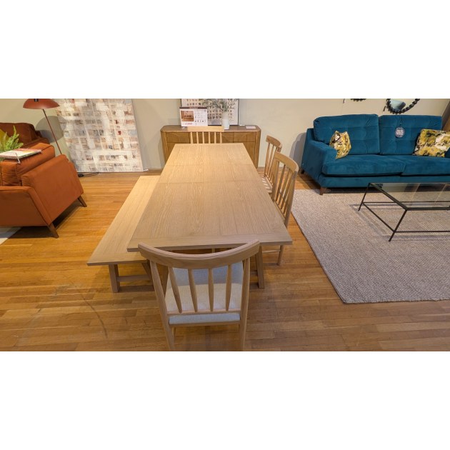 Eton Extending Trestle Dining Table With 4 x Chairs Eton Extending Trestle Dining Table With 4 x Chairs