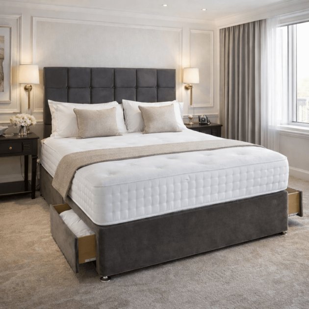Royston 2000 Super King Mattress & Divan Base Set Royston 2000 Super King Mattress & Divan Base Set