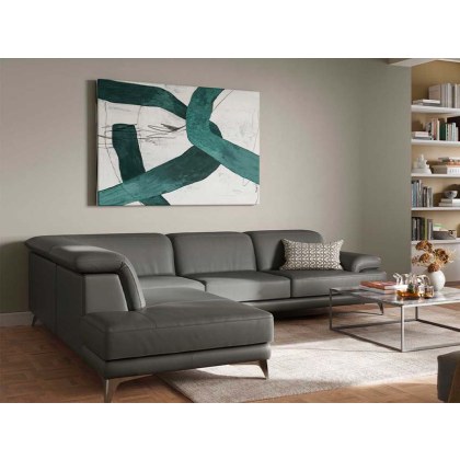 Natuzzi Editions Speranza RHF Corner Group with Terminal