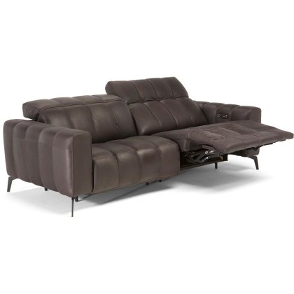 Natuzzi Editions Portento 3 Seater Sofa with 2 Electric Motors