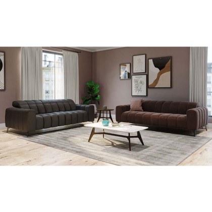 Natuzzi Editions Portento 3 Seater Sofa with 2 Electric Motors