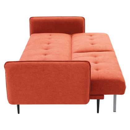 Franco 3 Seater Orange Sofa Bed