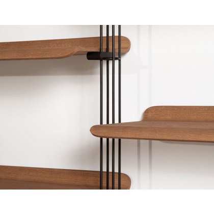 Adam Wood by Philippe Starck 10 Shelf Bookcase Dark Wood