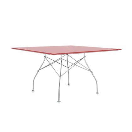 Glossy by Antonio Citterio Kartell Red Square Table