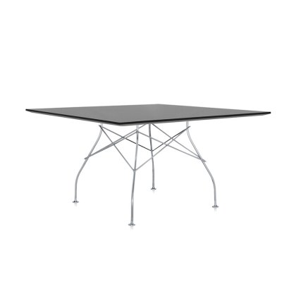 Glossy by Antonio Citterio Black Square Table