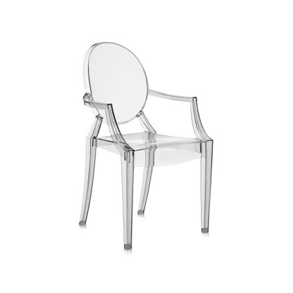 Louis Ghost by Philippe Starck Light Smoke Chair