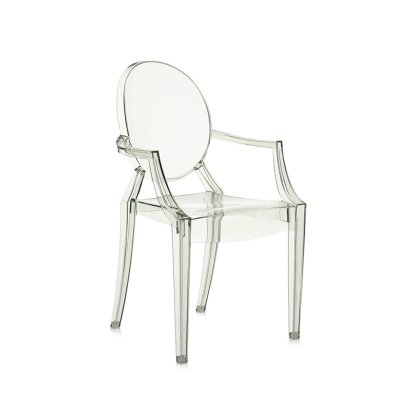 Louis Ghost by Philippe Starck Crystal Green Chair