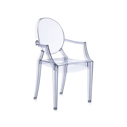 Louis Ghost by Philippe Starck Ice Blue Chair