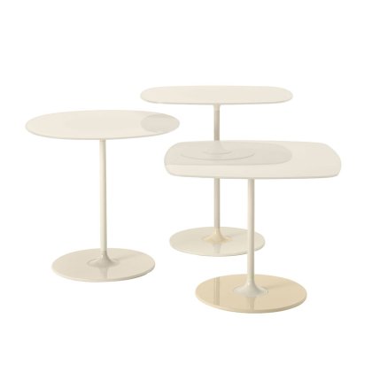 Thierry by Piero Lissoni Trio Coffee Tables White