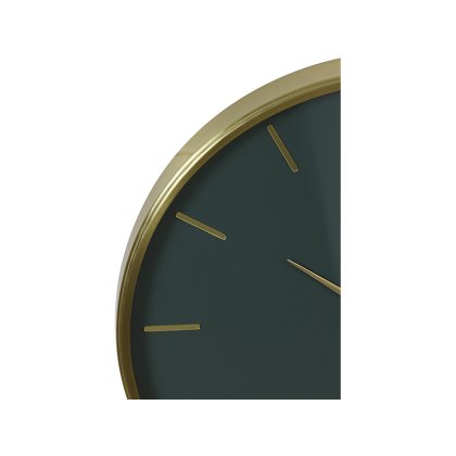 Timora Dark Green Clock