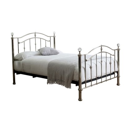 Callie 46 Double Crystal Finials Bedframe