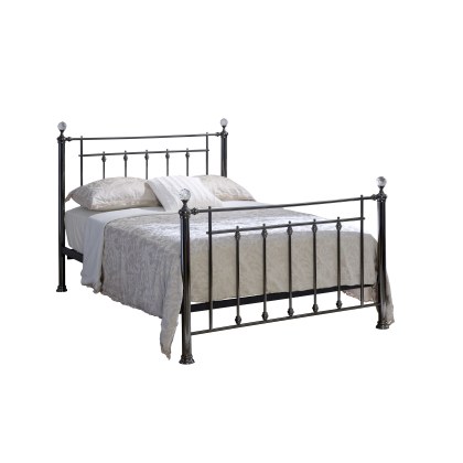 Laura 46 Double Crystal Finials Bedframe