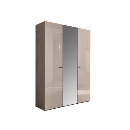 Alf Italia Cyndia Bedroom 3 Door Wardrobe With Mirror