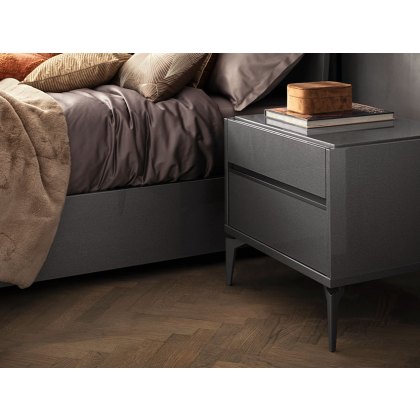 Alf Italia Gray Bedroom Night Stand