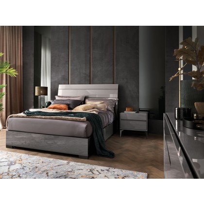 Alf Italia Gray King Bedframe