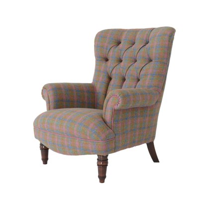 Tetrad Harris Tweed Calvay Wing Chair